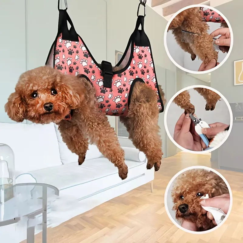 5Pcs/Set Pet Grooming Hammock, Thickened Hammock for Nail Trimming, Suitable for Dogs and Cats Grooming Supplies