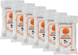 Aurora Pet Wipes  100% Natural, Plant-Based Hypoallergenic Grooming Wipes for Dogs & Cats (60-Count Travel Pack)