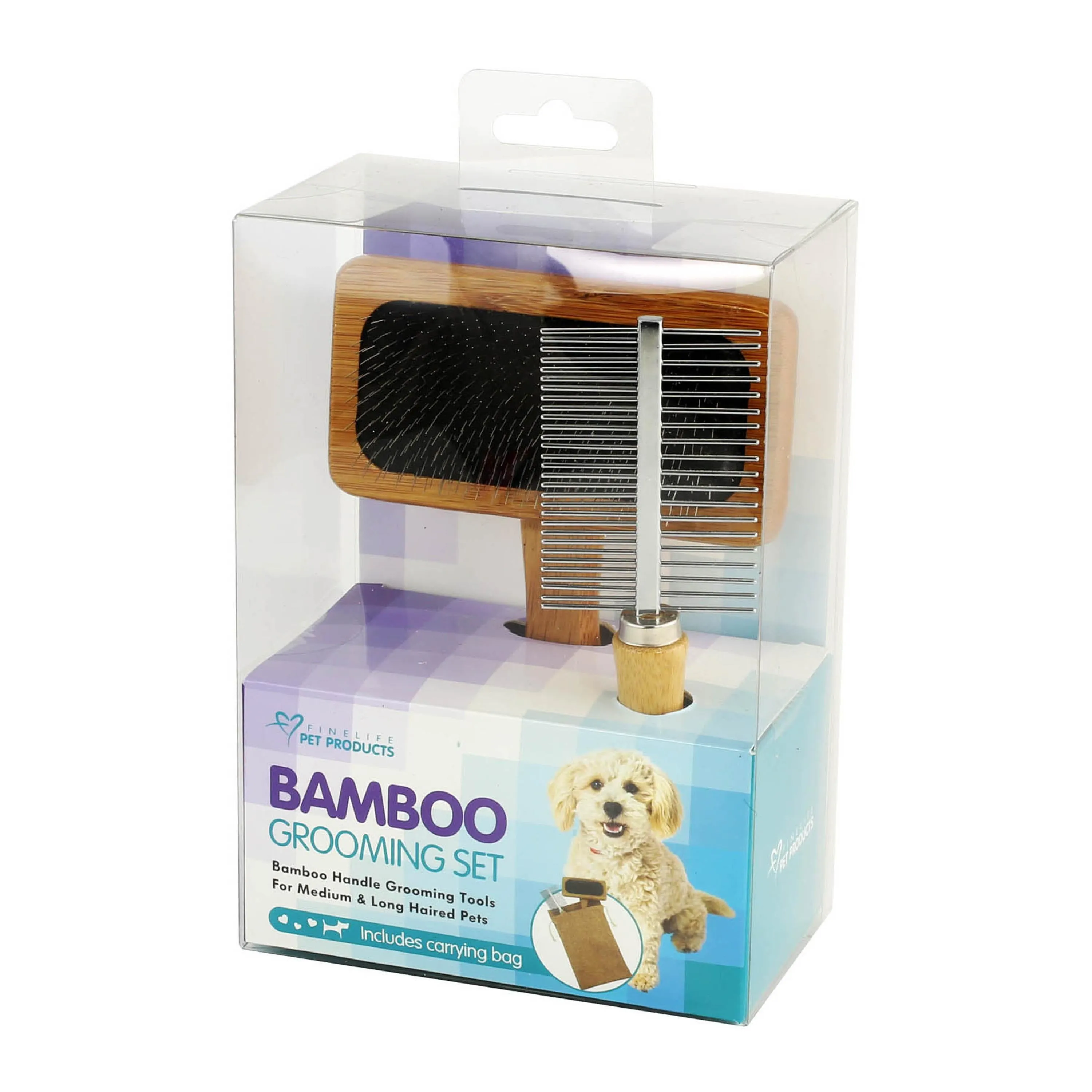 BAMBOO PET GROOMING SET
