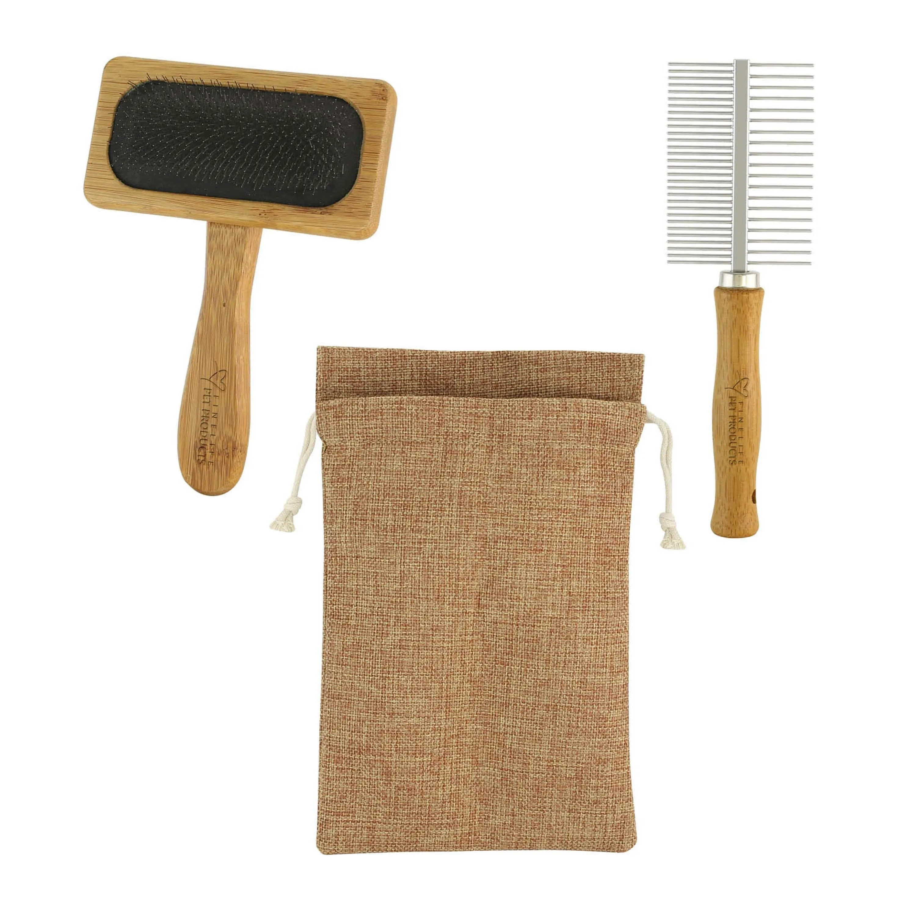 BAMBOO PET GROOMING SET