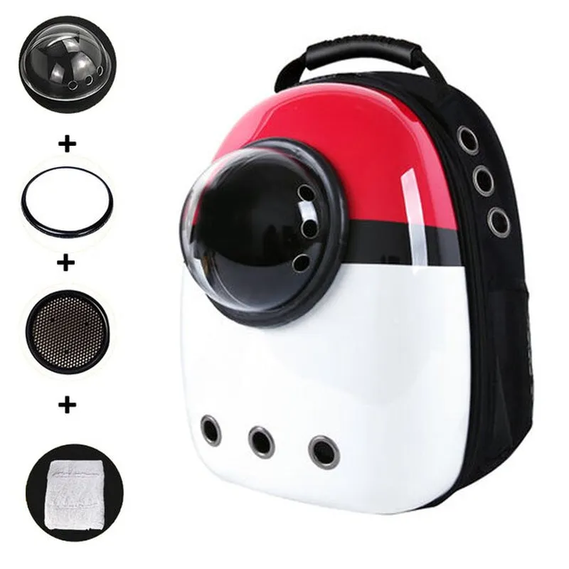 Cat Backpack Cat Carrier Fat Cat Bag Breathable Transport Travel Bag Dog Space Capsule Pet Capsule Astronaut Backpack for Pets