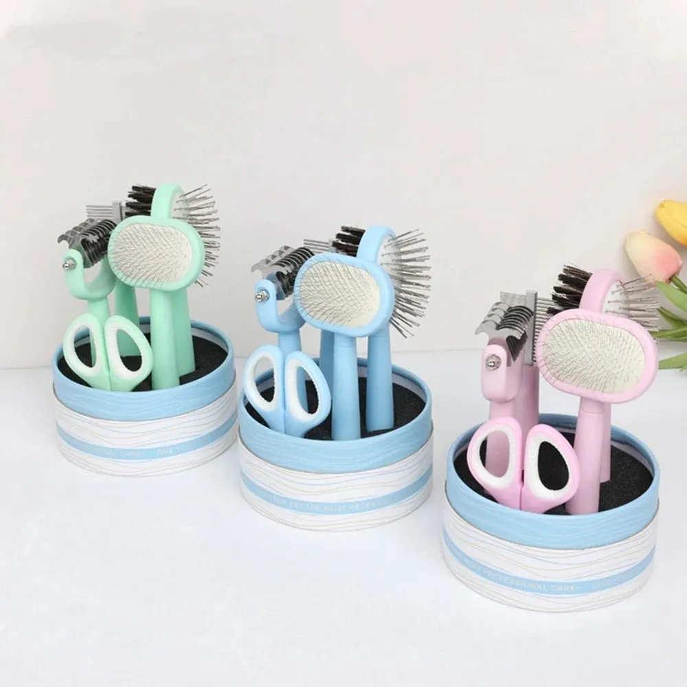 Cat Dog Grooming Hair Removal Comb Set