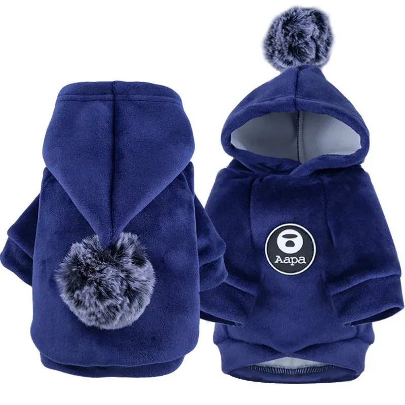 Cute Fleece Hoodie For Small Pet Puppy Kitty