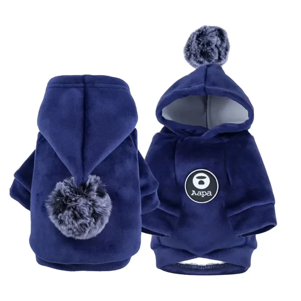 Cute Fleece Hoodie For Small Pet Puppy Kitty