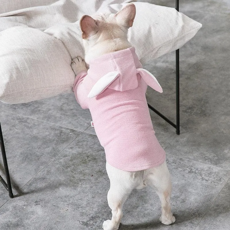 Cute French Bulldog Hooded Coat Jacket