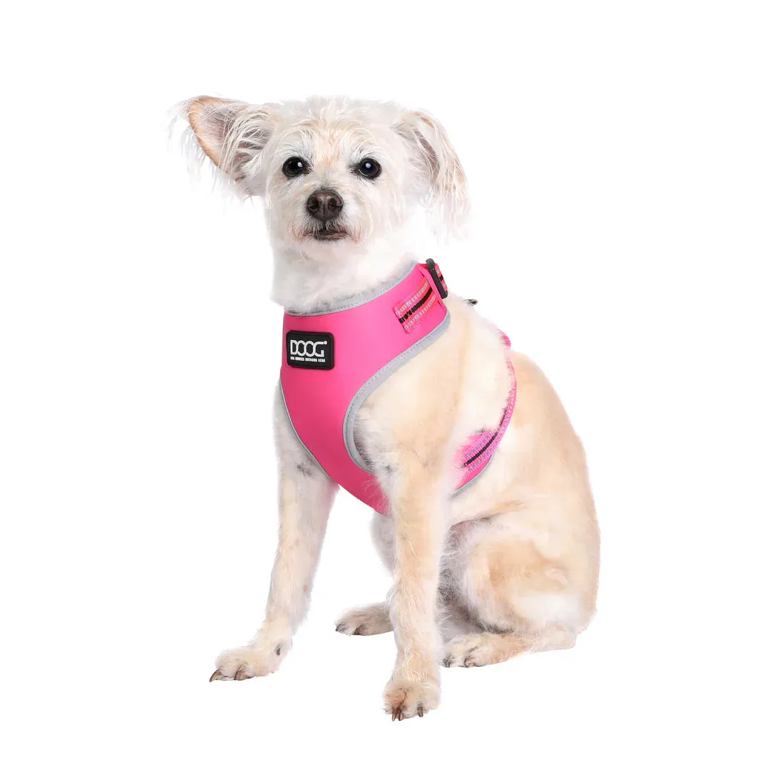 DOOG Neoflex Neoprene Lady Neon Pink Dog Harness Large