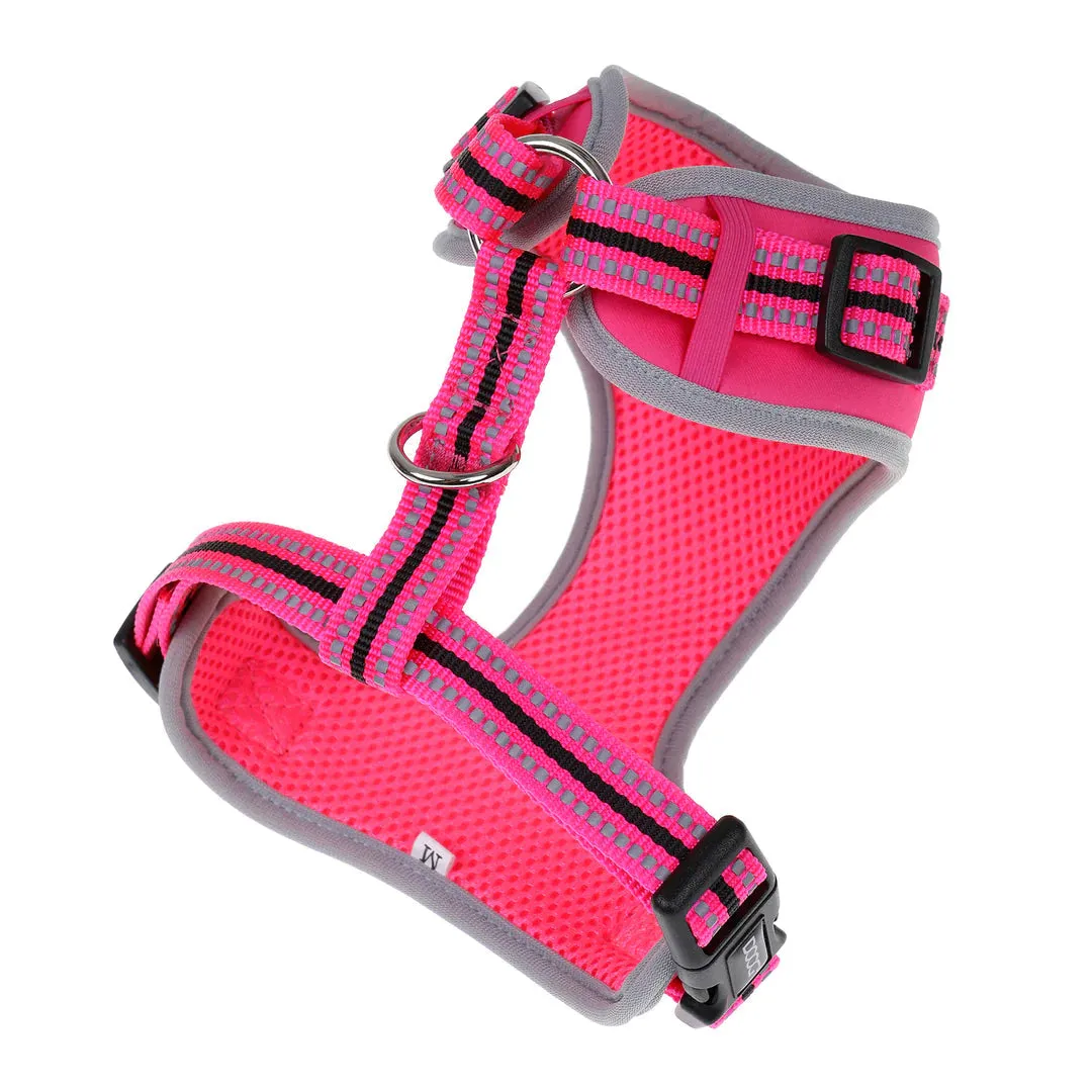 DOOG Neoflex Neoprene Lady Neon Pink Dog Harness Large