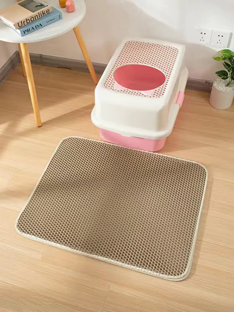 Double Layer EVA Pet Cat Litter Pad Sand Basin Filter Sand Pad Pet Supplies Cat Mat