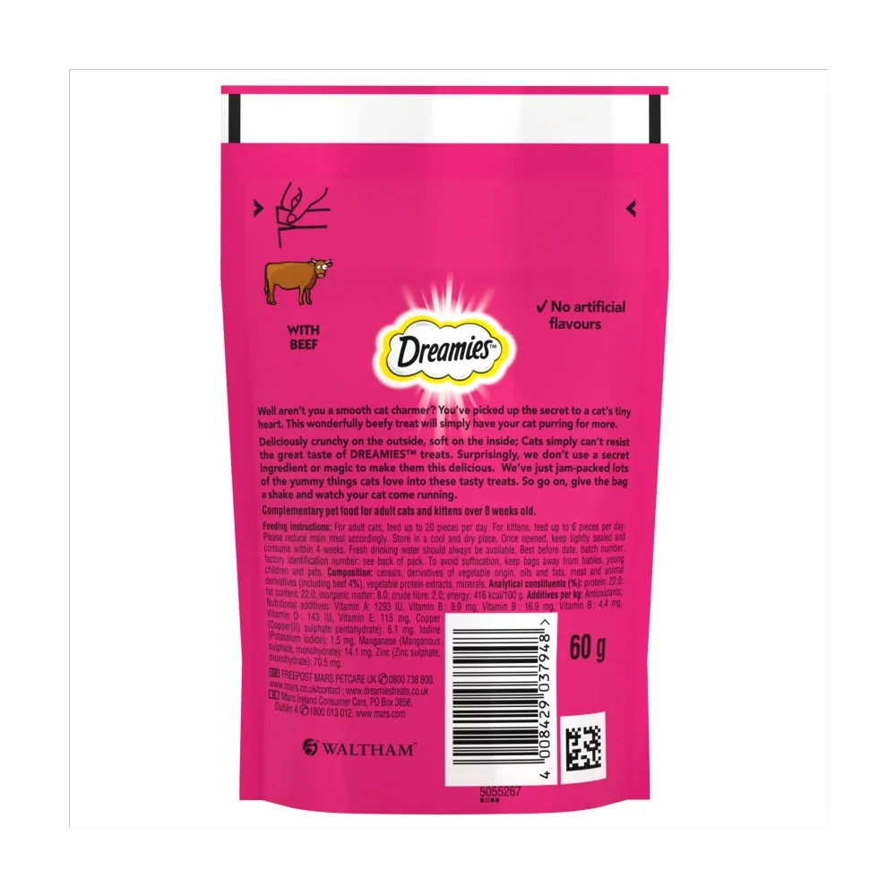 Dreamies | Cat Treats | Beef - 60g