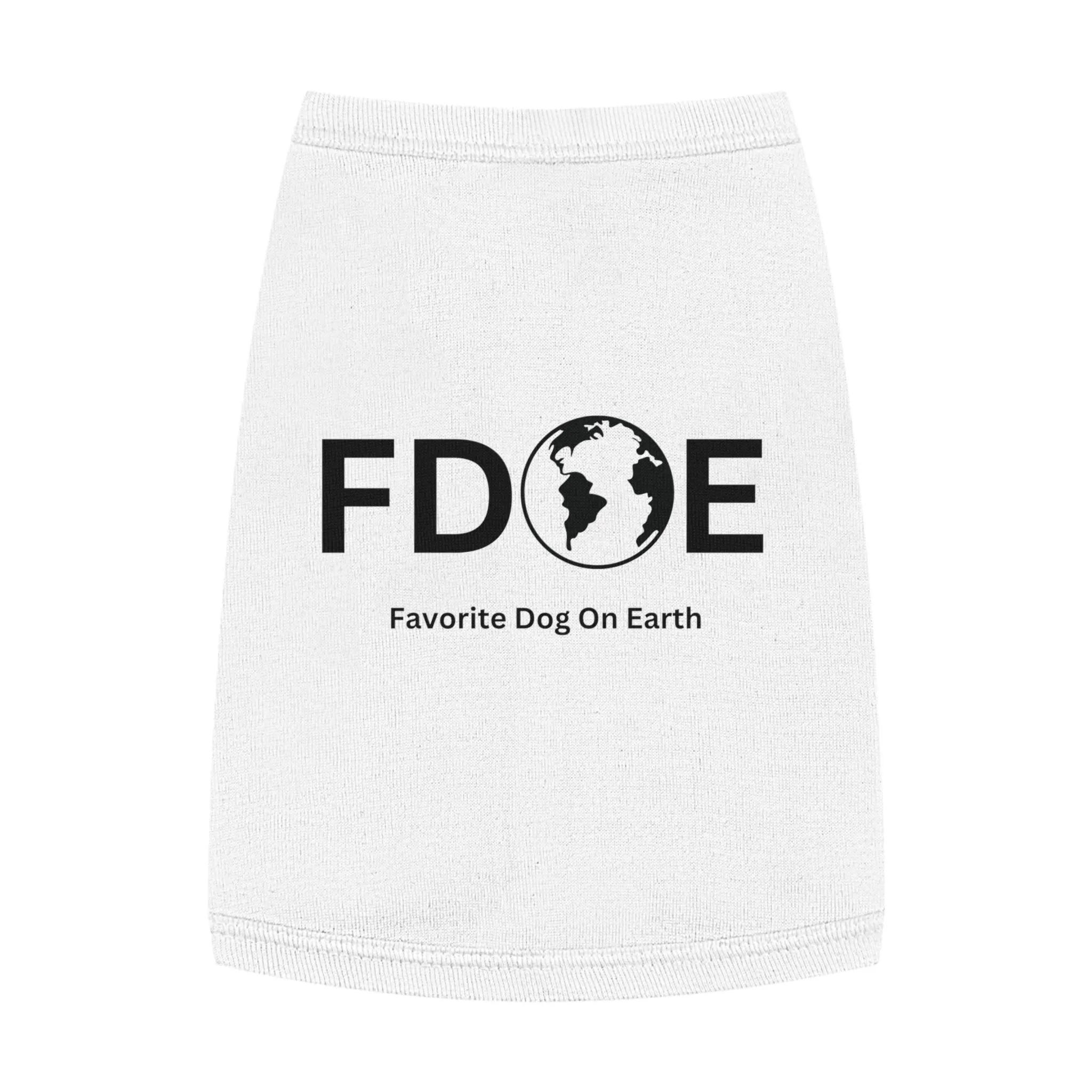 Favorite Dog On Earth (FDOE) - Custom Pet Tank Top