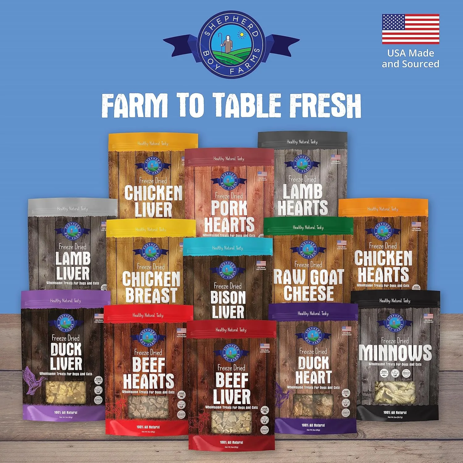 Freeze Dried Dog and Cat Treats, Duck Liver, All Natural Single Ingredient Freeze-Dried Dog Treat & Snacks, Made in USA, High Protein, Essential Nutrition of Raw Food, 8oz