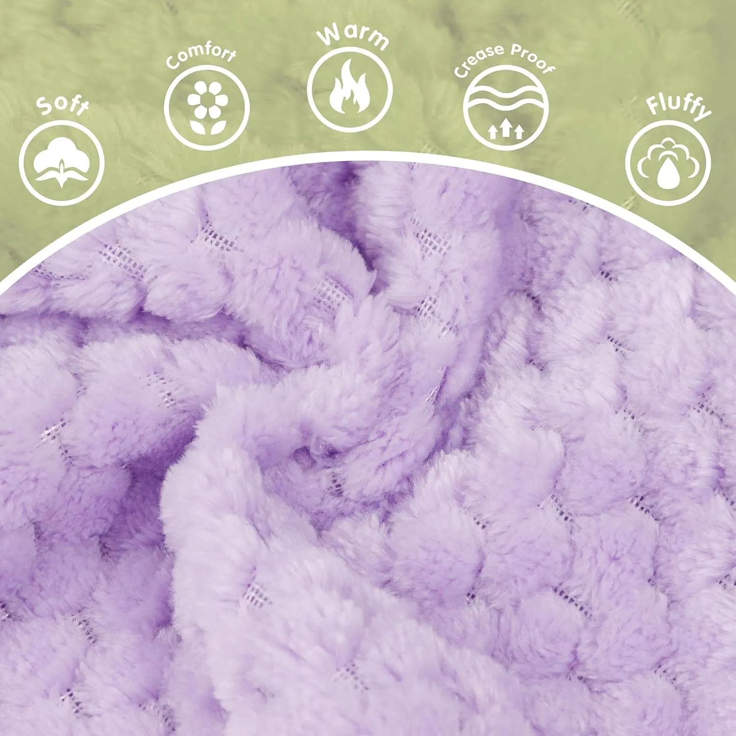 Fuzzy Pineapple Grid Dog Sweater - Ultra Soft & Warm Winter Pet Apparel, Fluffy Textured Knit for Small, Medium Dogs and Cats, Cozy Pullover Dog Coat for Cold Weather.Purple XL