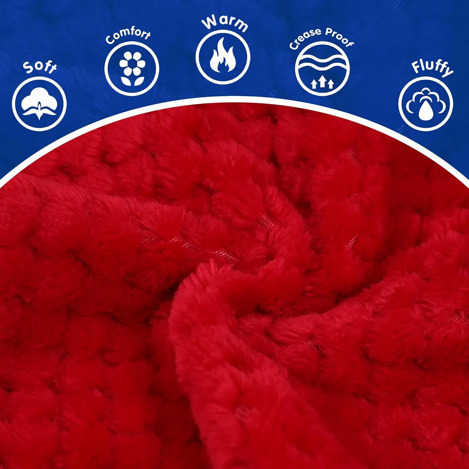 Fuzzy Pineapple Grid Dog Sweater - Ultra Soft & Warm Winter Pet Apparel, Fluffy Textured Knit for Small, Medium Dogs and Cats, Cozy Pullover Dog Coat for Cold Weather.Red L