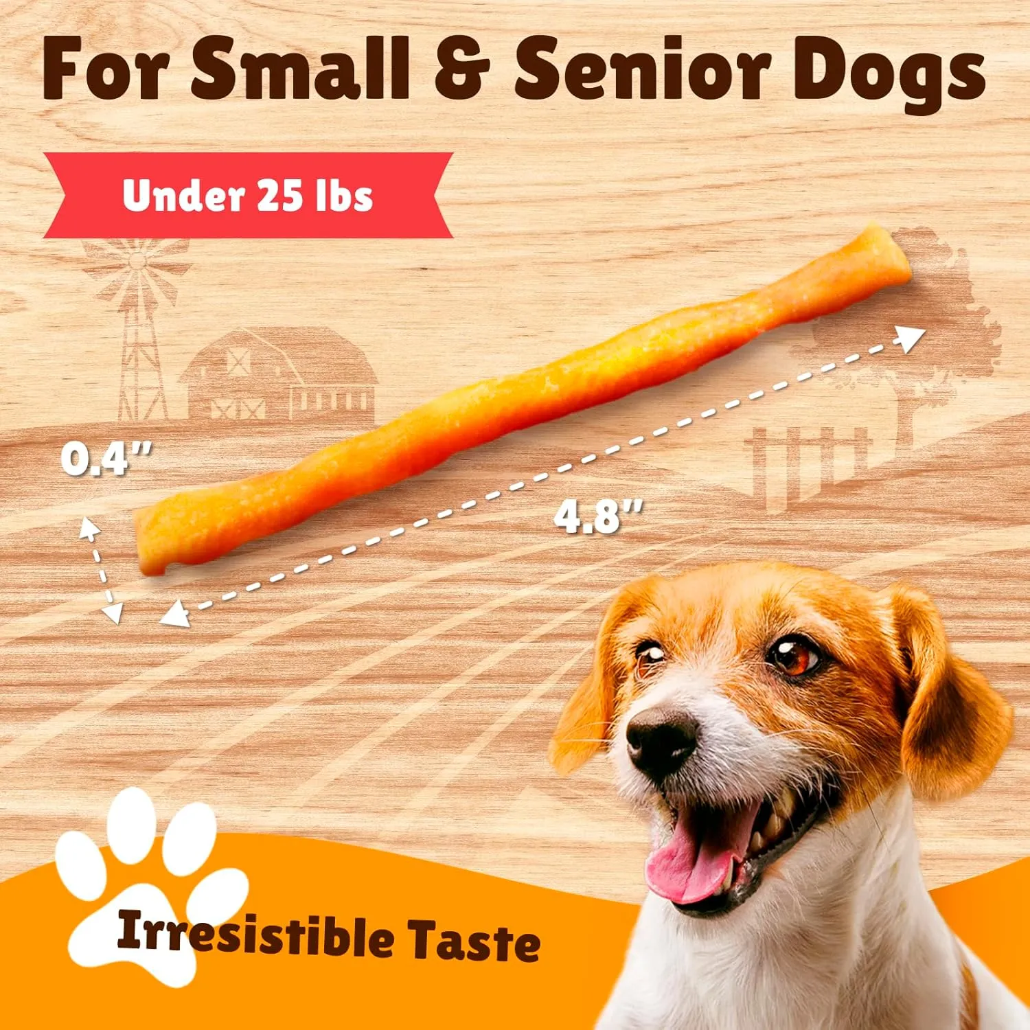 Gootoe Soft Turkey Tendon Stirip 1 lb, Natural Chewy Snack, 100% USA-Sourced, Premium Training Chew, Hypoallergenic, Reseal Value Bag, Ideal for Small& Senior Dog, Jumbo Pack