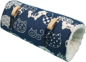 Guinea Pig Tunnel - Warm Hideout & Tunnels That Can Be Hung On Cage Walls, Hammock for Small Pets, Tubes for Guinea Pig Hamster Chipmunk Squirrel Rat