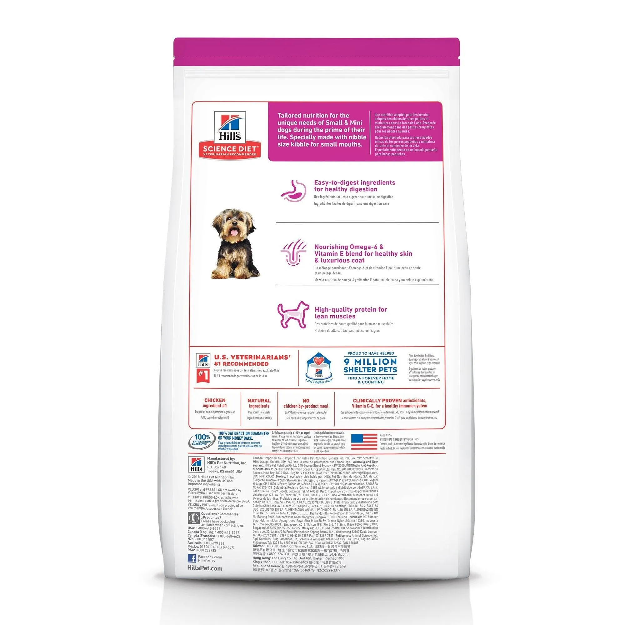 Hill's Science Diet Dry Dog Food Adult Small Paws for Small Breed Dogs