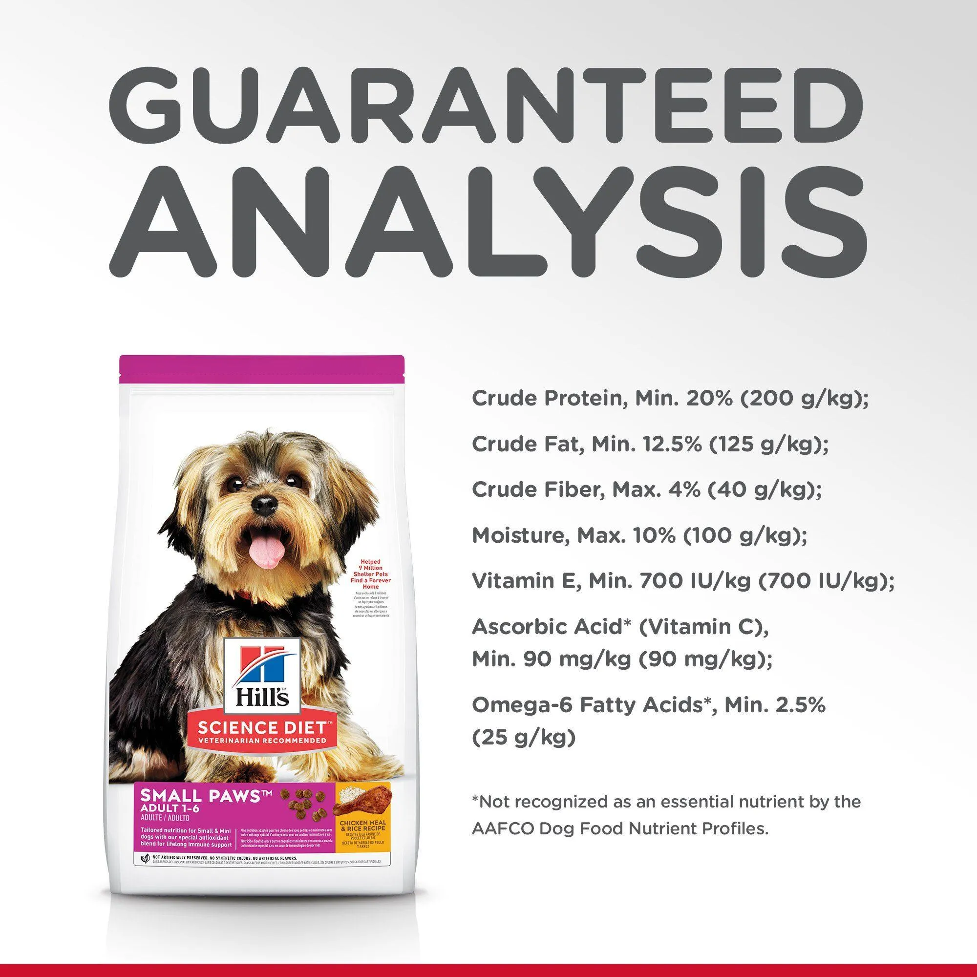 Hill's Science Diet Dry Dog Food Adult Small Paws for Small Breed Dogs