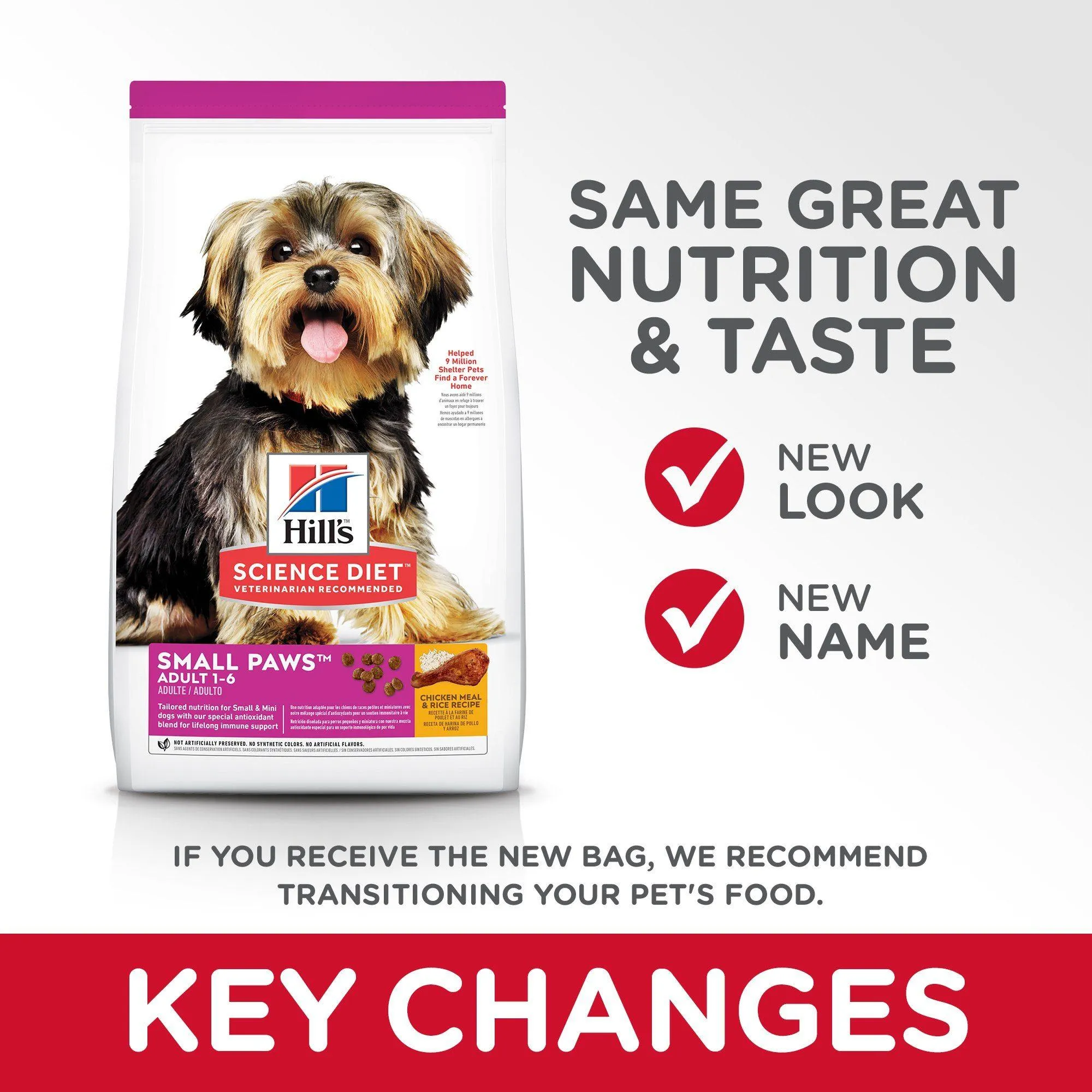 Hill's Science Diet Dry Dog Food Adult Small Paws for Small Breed Dogs