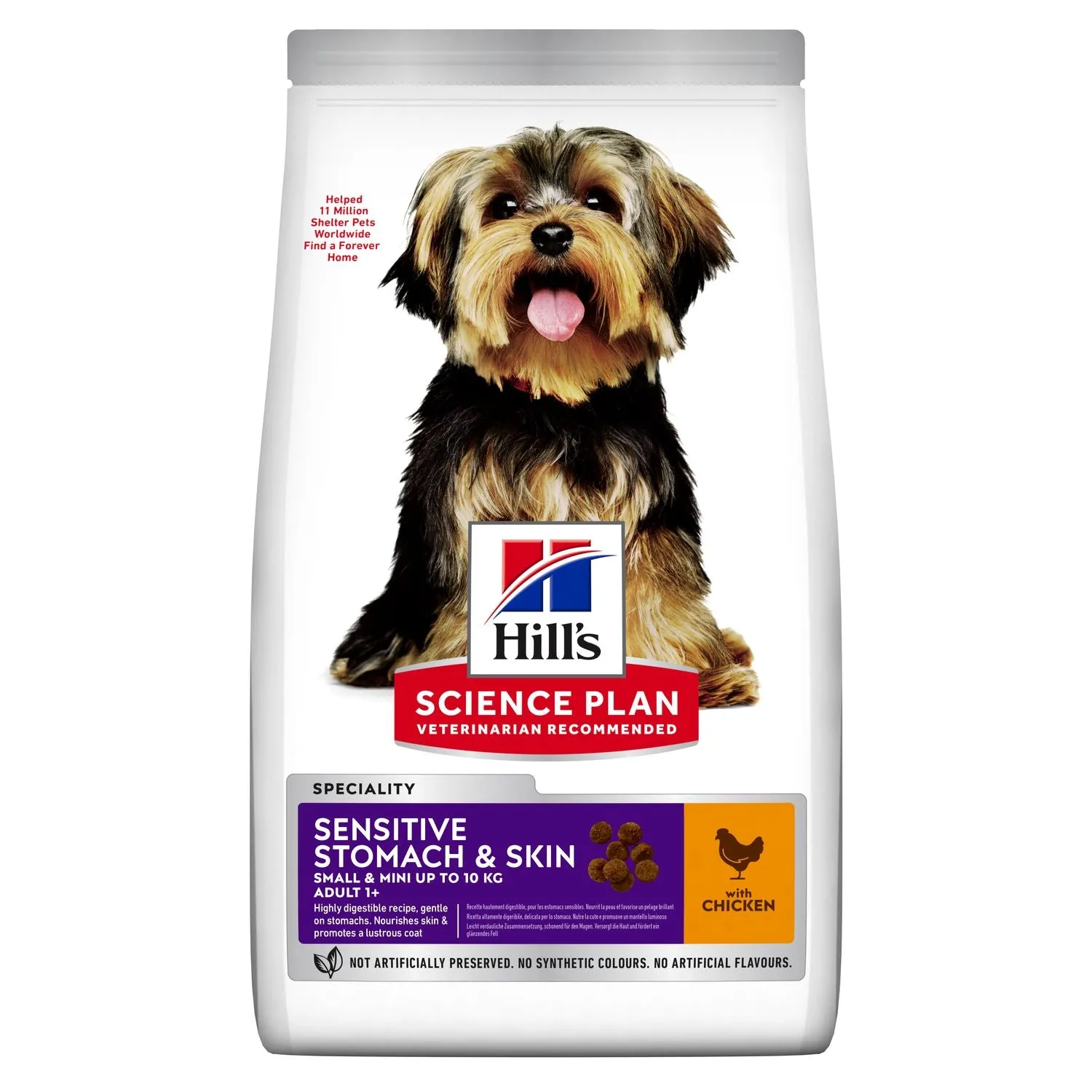 HILL'S SCIENCE PLAN Sensitive Stomach & Skin Small & Mini Adult Dog Food with Chicken