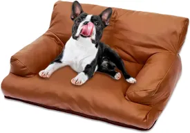 Idol Home Shop pet Sofa with Waterproof Removable Washable Cover, Non-Slip Bottom Breathable, Soft Durable Puppy Sleeping Sofa Bed, Dog Couch Bed, Scratch and Wear Resistant cat Sofa Bed