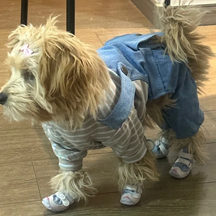 Jeans Four-Legged One Piece Jumpsuit