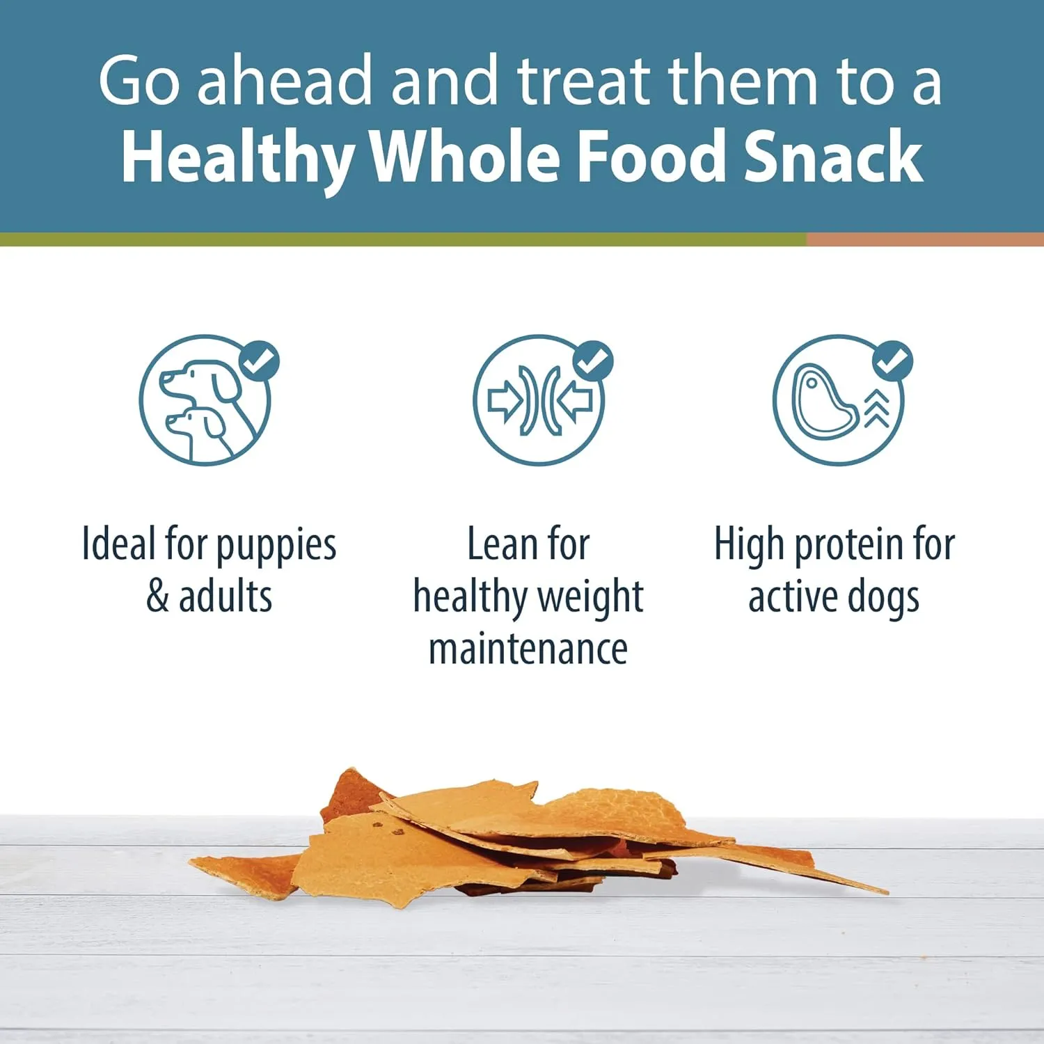 JustFoodForDogs Limited-Ingredient Healthy Dog Treats, Salmon Bark, Made in The USA, 5 oz