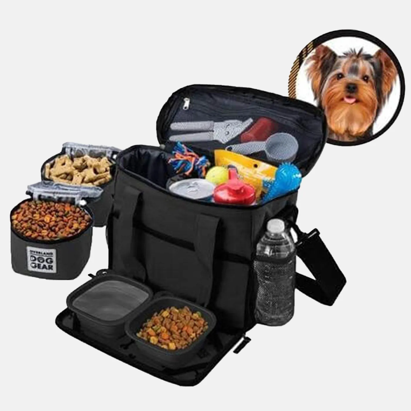 Mobile Dog Gear Weekend Away Bag In Black