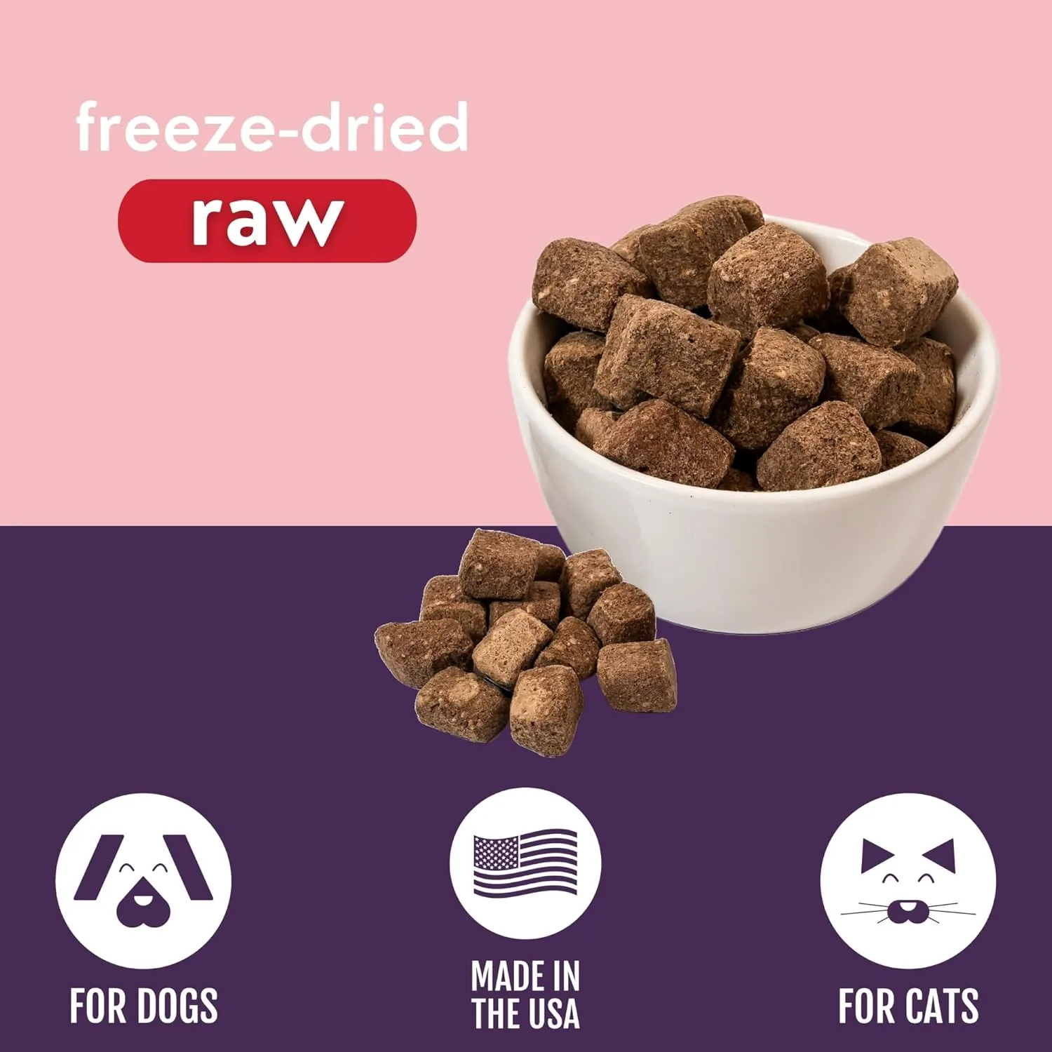 Momentum Carnivore Nutrition Freeze-Dried Beef Heart Dog Treats  Single-Ingredient, Dog & Cat Treats  High-Protein, Grain-Free 3 oz Pack