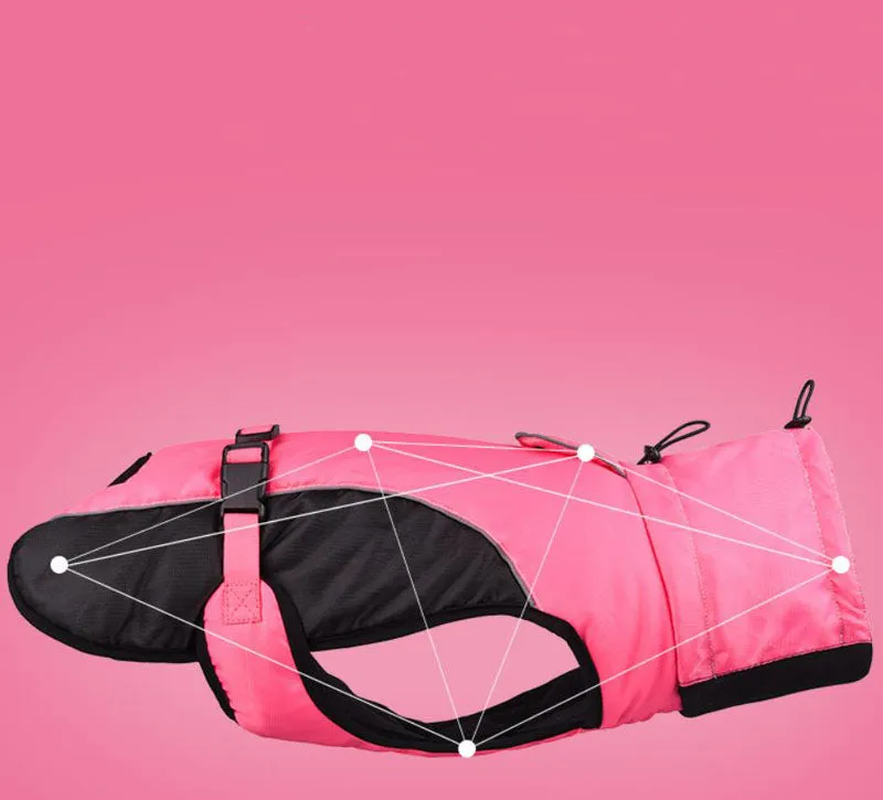 New adjustable waterproof outdoor pet clothes for dogs