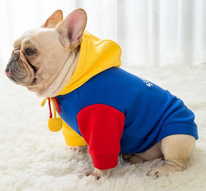 New autumn and winter hooded sweater small and medium-sized dog pet clothes