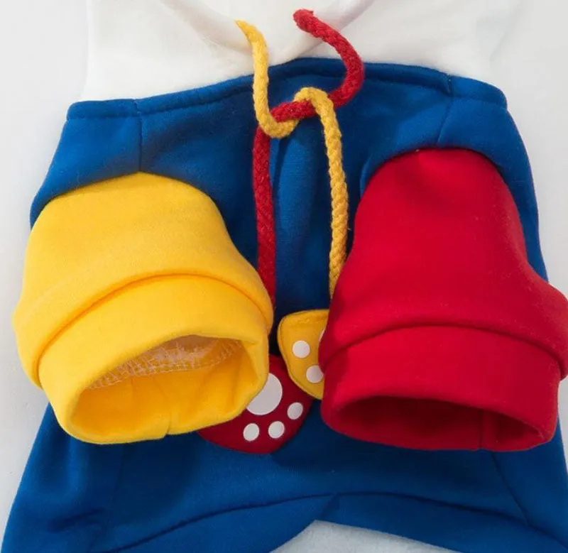 New autumn and winter hooded sweater small and medium-sized dog pet clothes