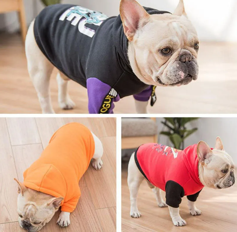 New autumn and winter hooded sweater small and medium-sized dog pet clothes
