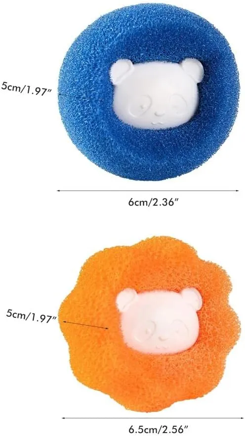 NEW Pet Hair Remover for Laundry, 5 Pcs Hair Removal Balls, Washing Machine Hair Catcher Laundry Ball for Clothing Dog Cat Pet Fur Remover, All Blue, 5pk