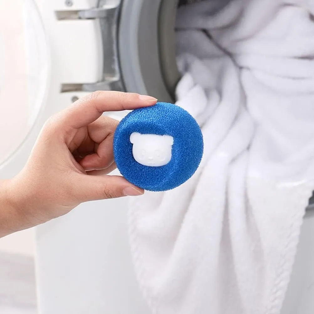 NEW Pet Hair Remover for Laundry, 5 Pcs Hair Removal Balls, Washing Machine Hair Catcher Laundry Ball for Clothing Dog Cat Pet Fur Remover, All Blue, 5pk