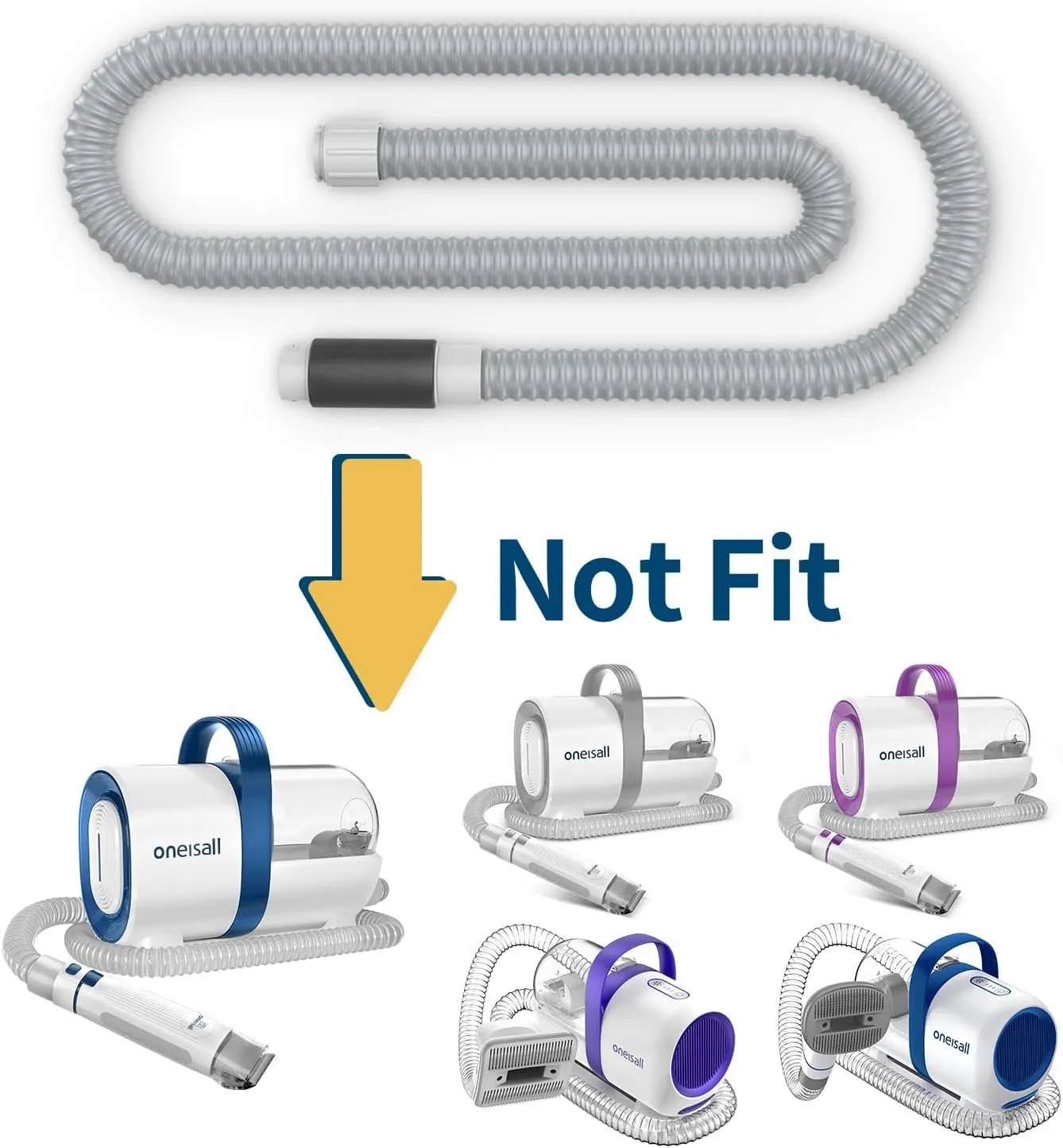 Oneisall Cozy C1 Pet Grooming Vacuum & Dryer Blowing Hose Replacement