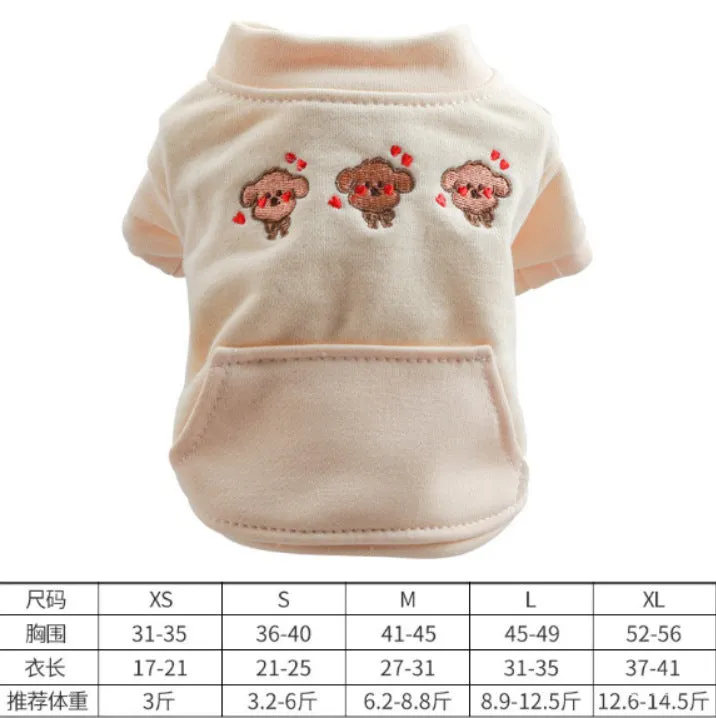 Pet Clothes | Sports Dog & Cat Clothing | Autumn and Winter 52 Size Sweatshirt