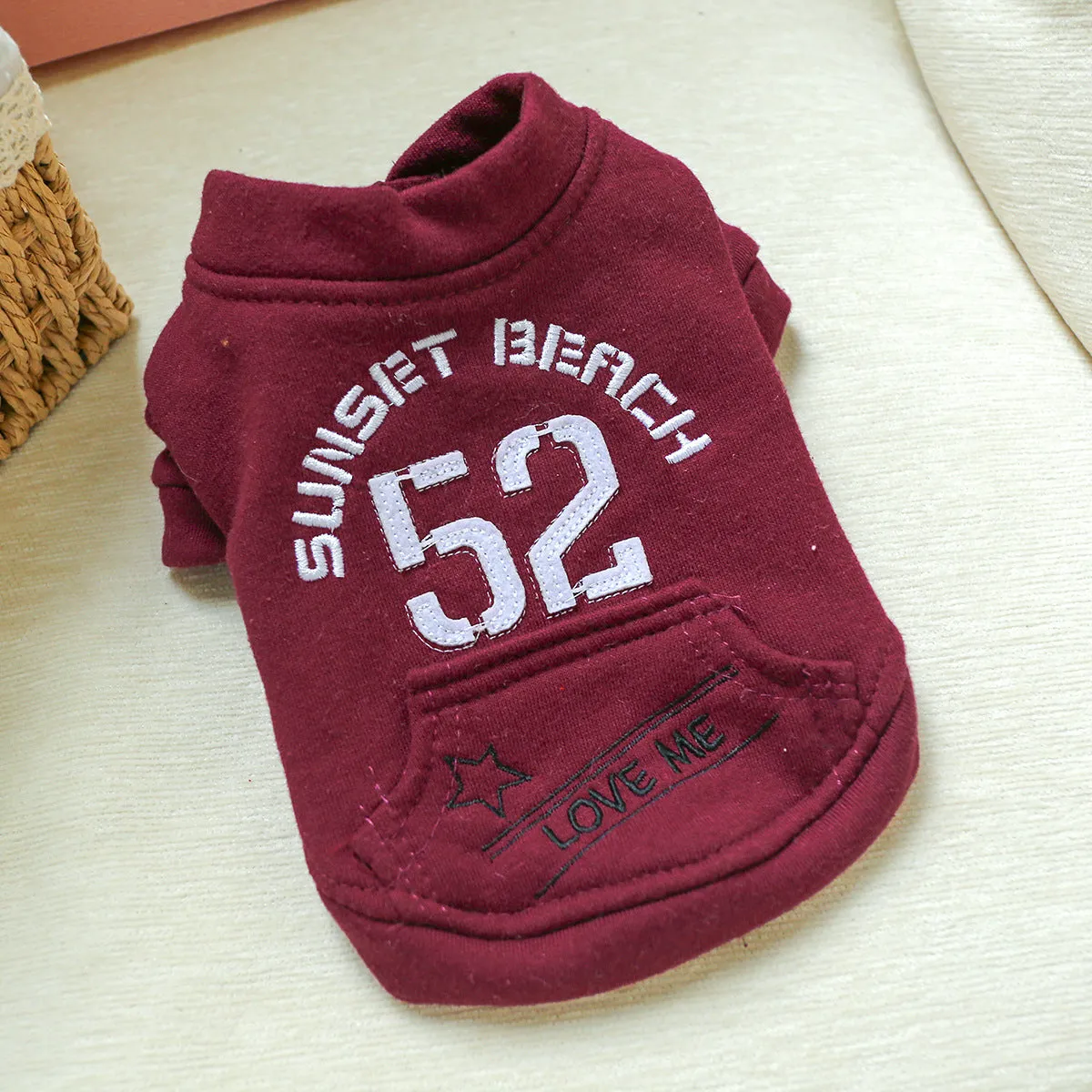 Pet Clothes | Sports Dog & Cat Clothing | Autumn and Winter 52 Size Sweatshirt
