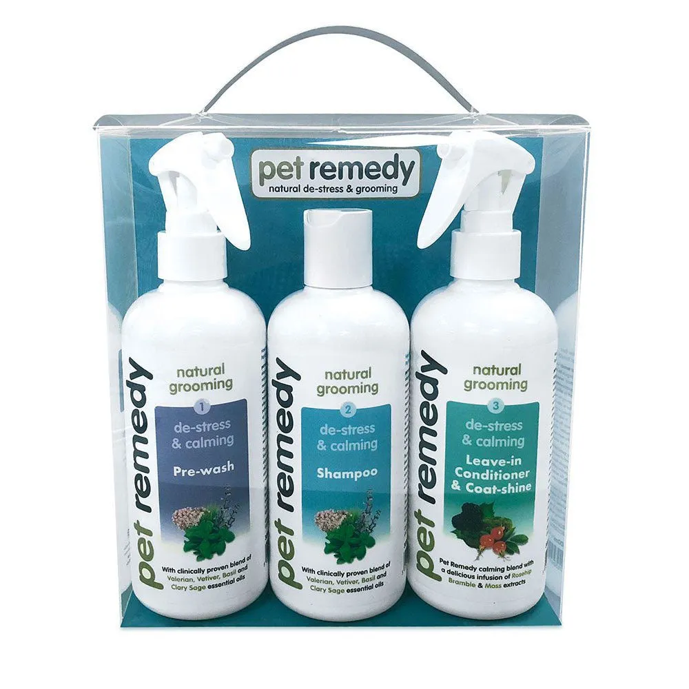 Pet Remedy Grooming Kit 3 x 300ml