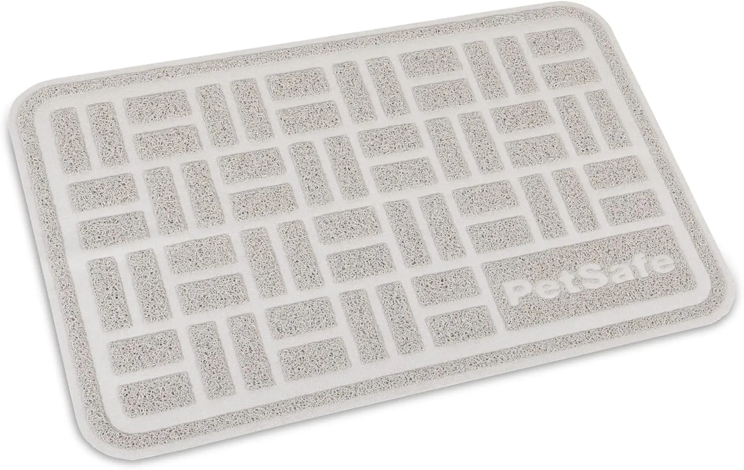 PetSafe Anti-Tracking Litter Mat - Traps Crystal and Clay Clumping Cat Litter - Durable Mesh Material - Easy to Clean Mat - Compatible with All Cat Litter Boxes - Medium Size