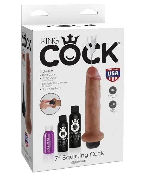 "King Cock 7"" Squirting Cock"