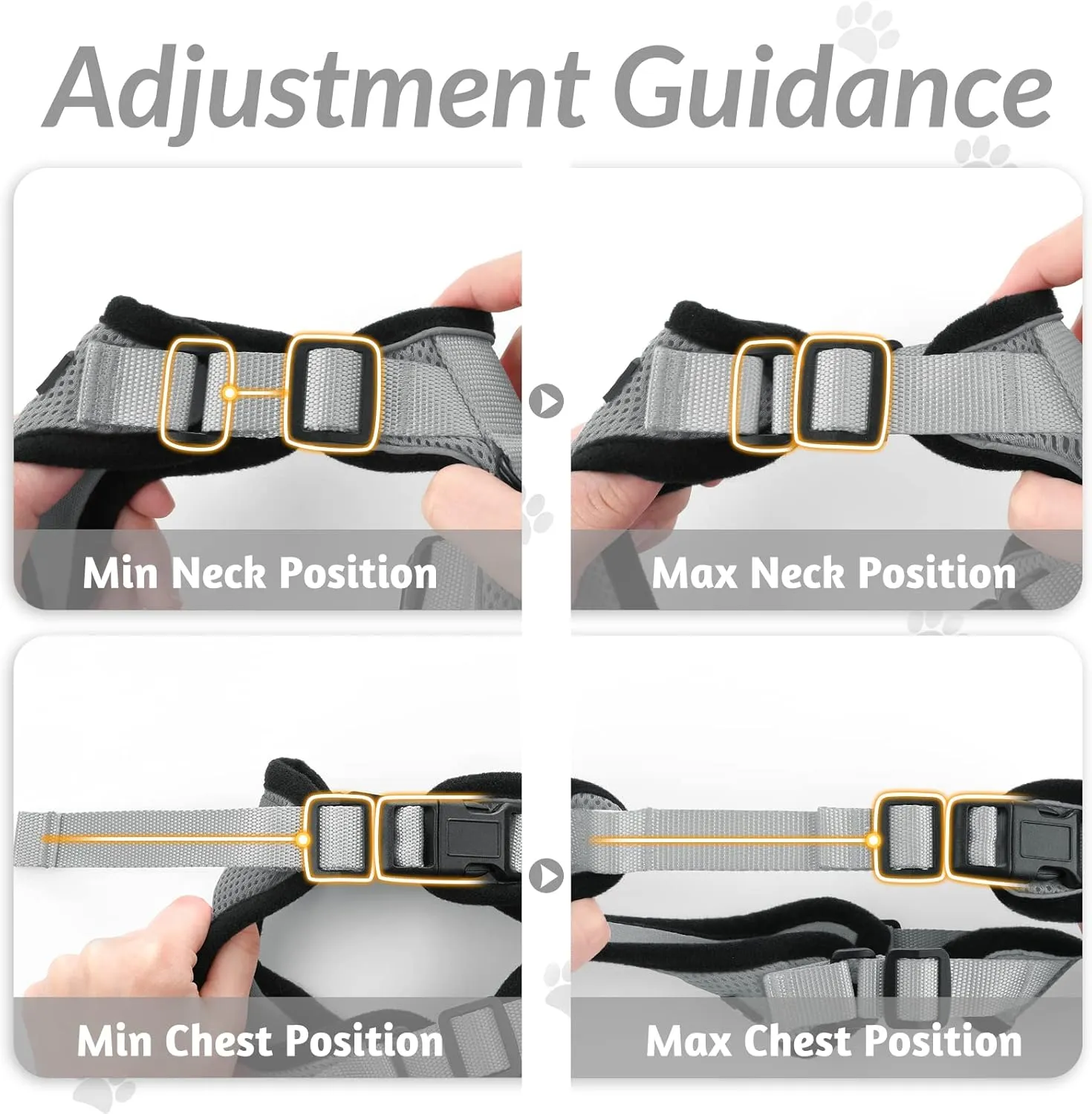 rabbitgoo Cat Harness and Leash for Walking, Escape Proof Soft Adjustable Vest Harnesses for Cats, Easy Control Breathable Reflective Strips Jacket, Grey, S