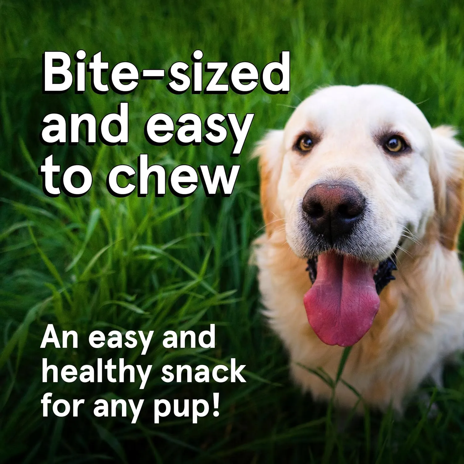 Real Meat Dog Treats - 4oz Bag of Bite-Sized Air-Dried Lamb Jerky for Dogs - Grain-Free Jerky Pet Treats Made up of 95% Free-Range, Grass Fed Lamb - All-Natural High Protein