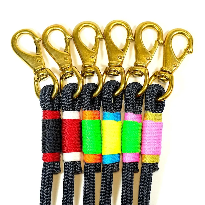 Rugged Hudson Leash: Red&White Navy