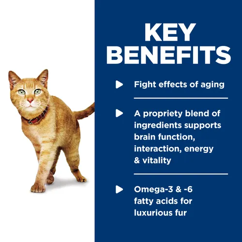 Science Diet Adult 7  Senior Vitality Cat Food Chicken & Vegetable Stew