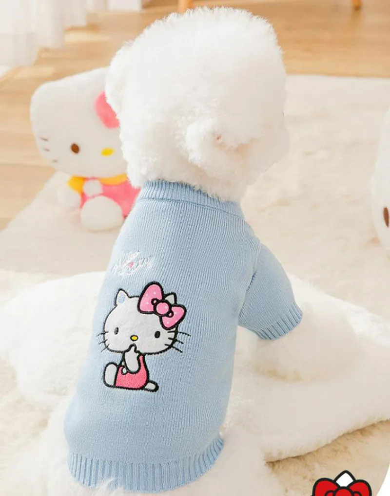 Spring and Autumn Puppy Dog Cat Sweater Two Feet Pet Clothes Bottoming Shirt