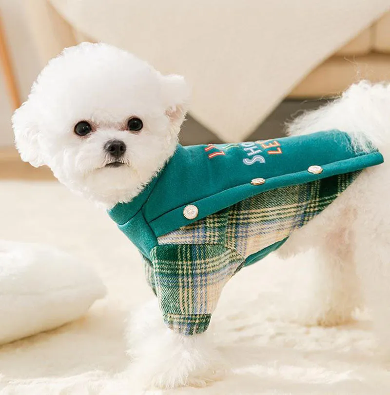 Spring and Autumn Puppy Dog Cat Sweater Two Feet Pet Clothes Bottoming Shirt