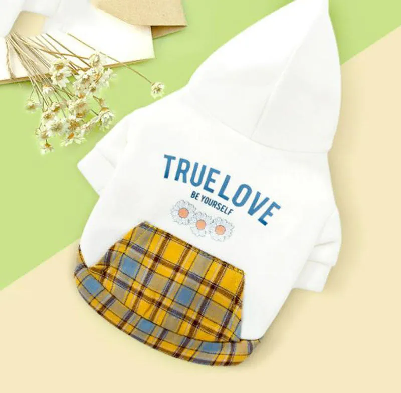 Spring and Autumn Puppy Dog Cat Sweater Two Feet Pet Clothes Bottoming Shirt
