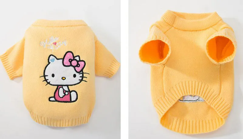 Spring and Autumn Puppy Dog Cat Sweater Two Feet Pet Clothes Bottoming Shirt