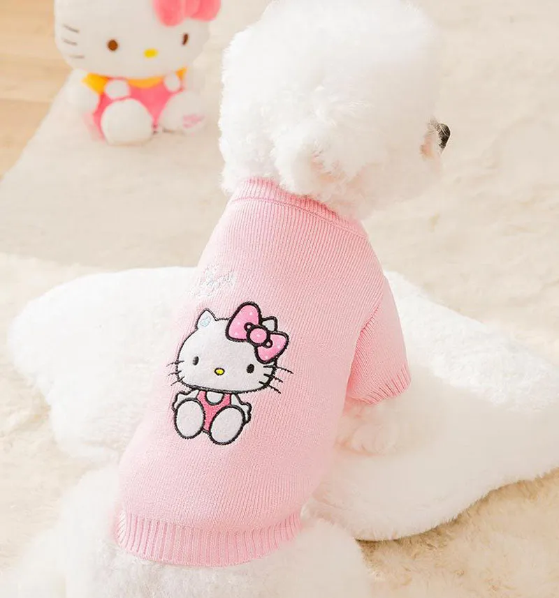 Spring and Autumn Puppy Dog Cat Sweater Two Feet Pet Clothes Bottoming Shirt
