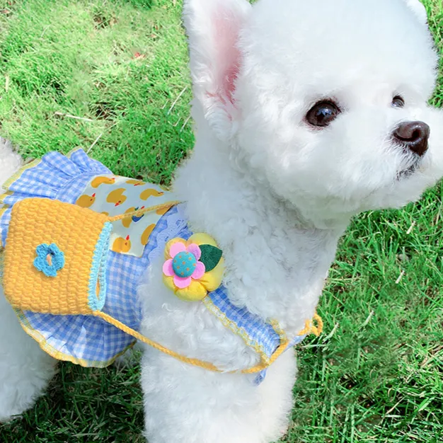 Summer Buffalo Plaid Dog Dress
